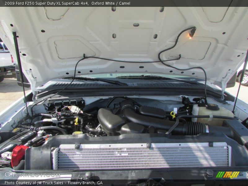 Oxford White / Camel 2009 Ford F250 Super Duty XL SuperCab 4x4