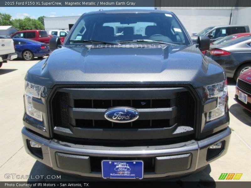 Magnetic Metallic / Medium Earth Gray 2015 Ford F150 XL SuperCrew