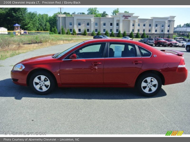 Precision Red / Ebony Black 2008 Chevrolet Impala LT