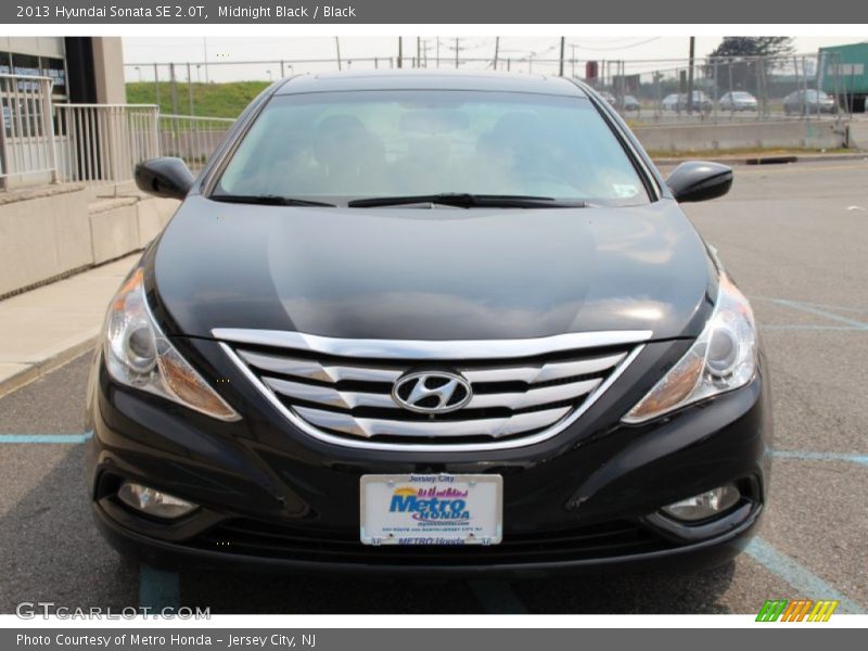 Midnight Black / Black 2013 Hyundai Sonata SE 2.0T