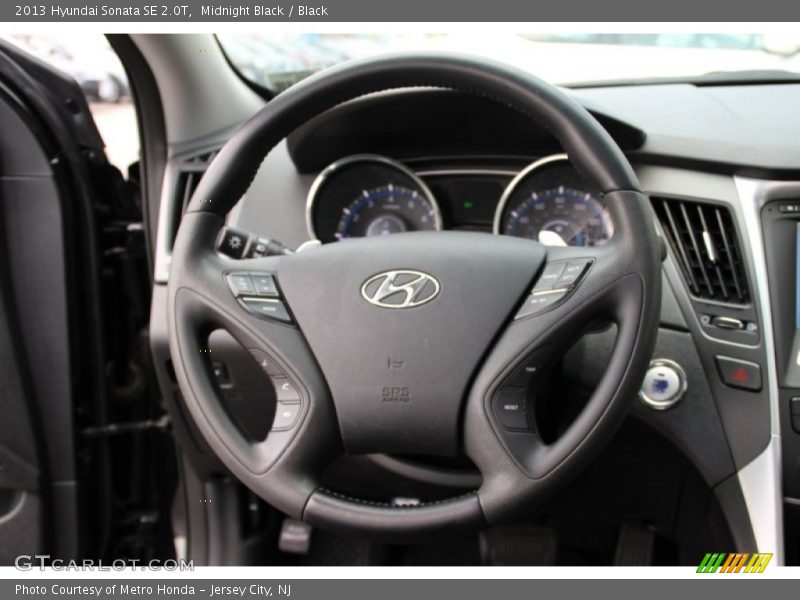 Midnight Black / Black 2013 Hyundai Sonata SE 2.0T