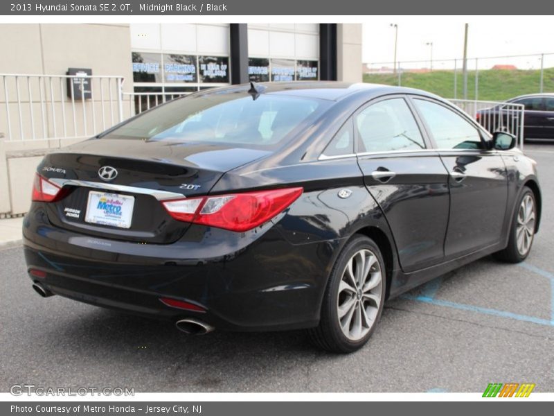 Midnight Black / Black 2013 Hyundai Sonata SE 2.0T