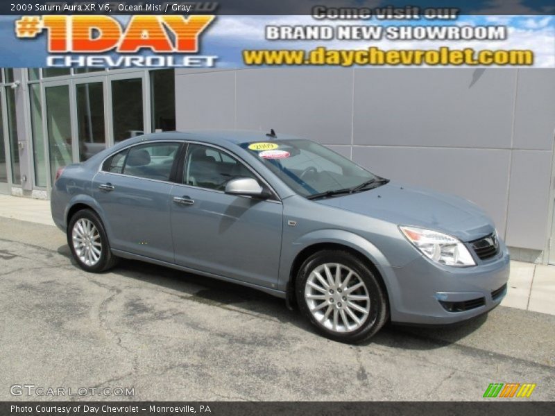 Ocean Mist / Gray 2009 Saturn Aura XR V6