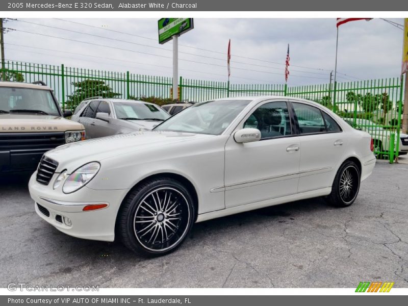 Alabaster White / Charcoal 2005 Mercedes-Benz E 320 Sedan