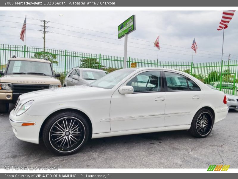 Alabaster White / Charcoal 2005 Mercedes-Benz E 320 Sedan