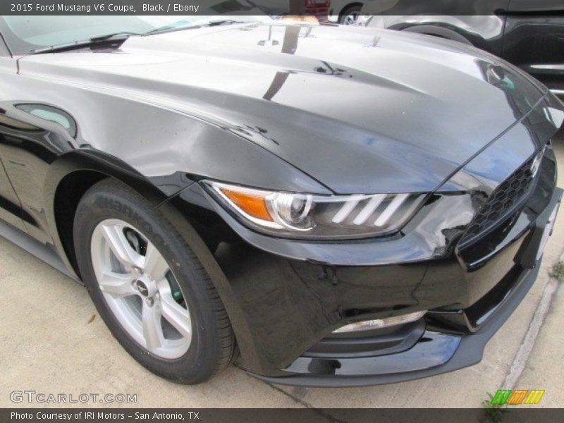 Black / Ebony 2015 Ford Mustang V6 Coupe