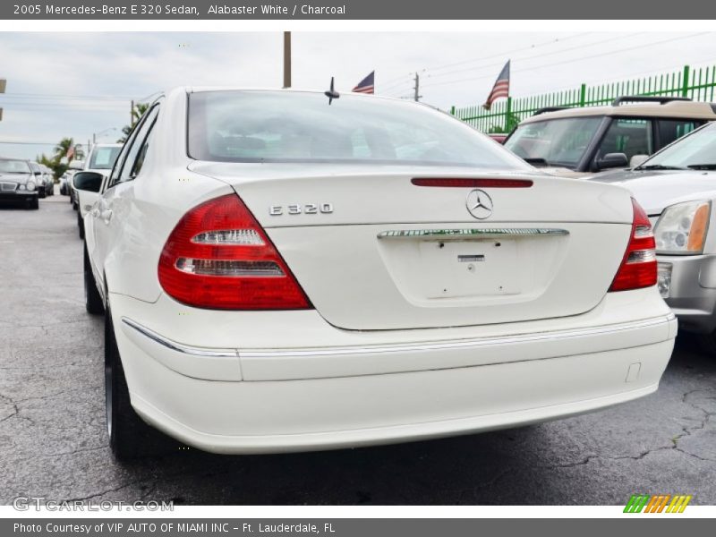 Alabaster White / Charcoal 2005 Mercedes-Benz E 320 Sedan