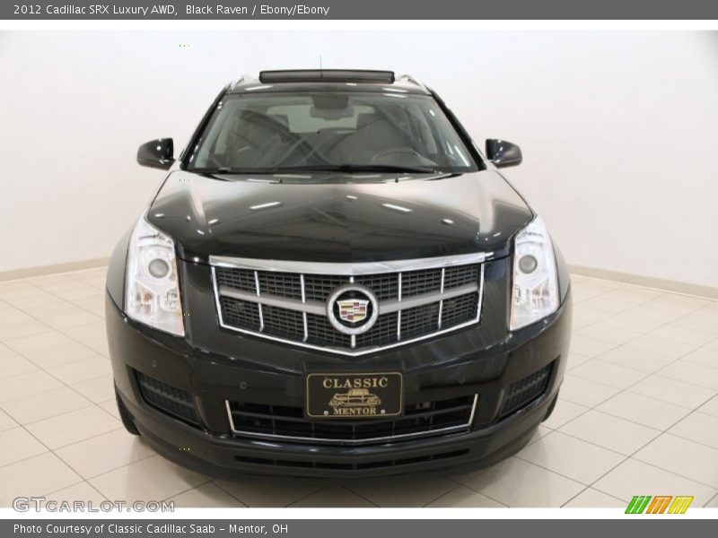 Black Raven / Ebony/Ebony 2012 Cadillac SRX Luxury AWD