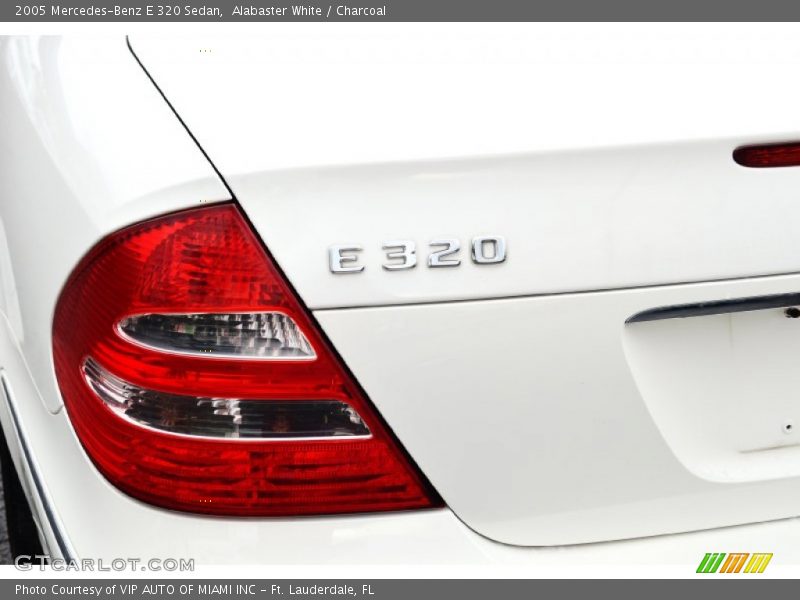 Alabaster White / Charcoal 2005 Mercedes-Benz E 320 Sedan