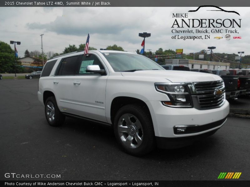 Summit White / Jet Black 2015 Chevrolet Tahoe LTZ 4WD