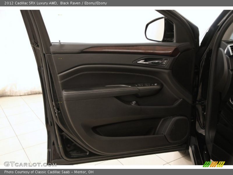 Black Raven / Ebony/Ebony 2012 Cadillac SRX Luxury AWD