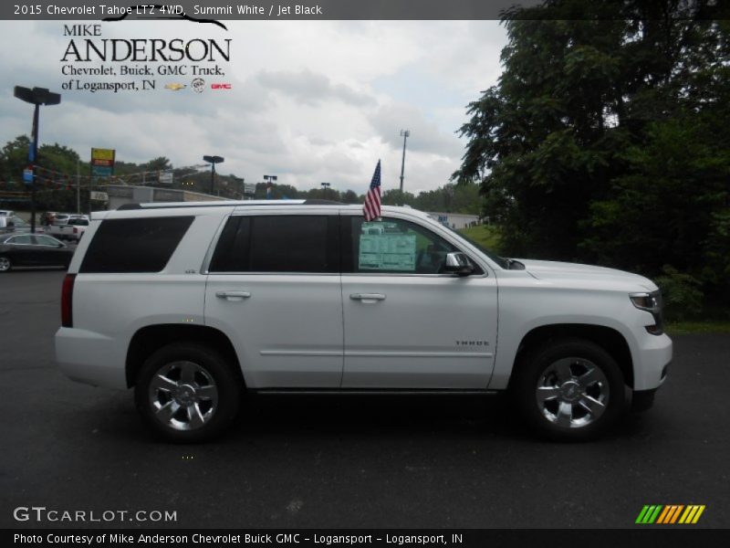 Summit White / Jet Black 2015 Chevrolet Tahoe LTZ 4WD