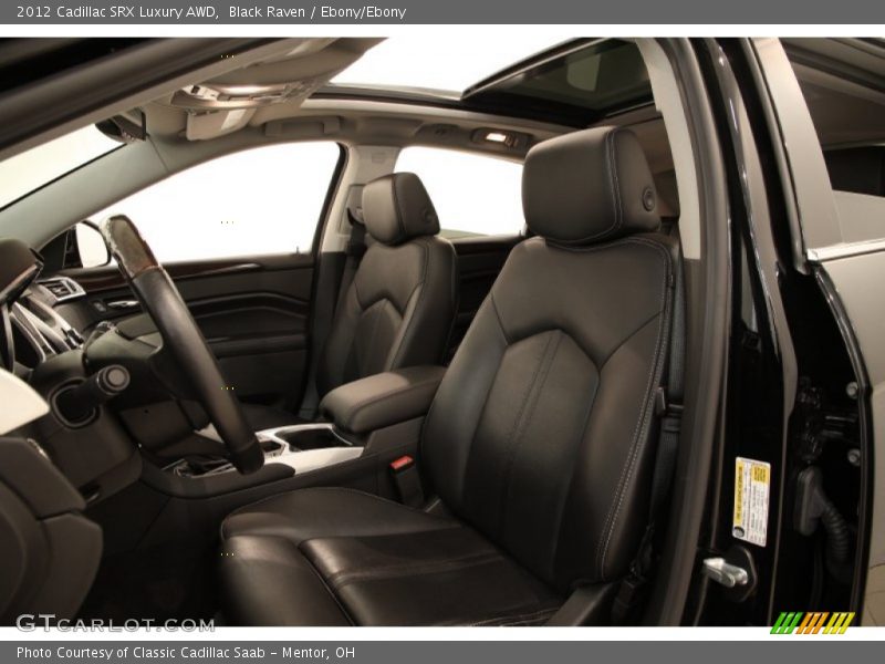 Black Raven / Ebony/Ebony 2012 Cadillac SRX Luxury AWD