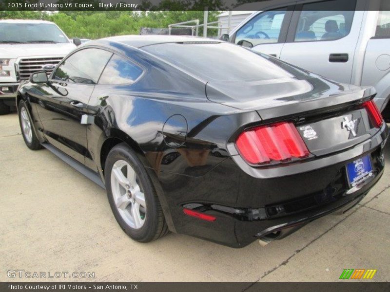 Black / Ebony 2015 Ford Mustang V6 Coupe