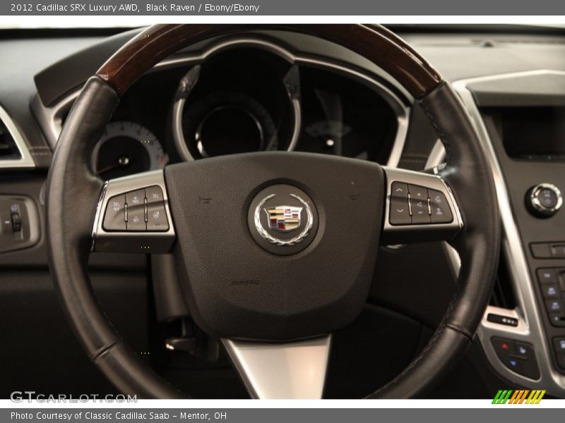 Black Raven / Ebony/Ebony 2012 Cadillac SRX Luxury AWD