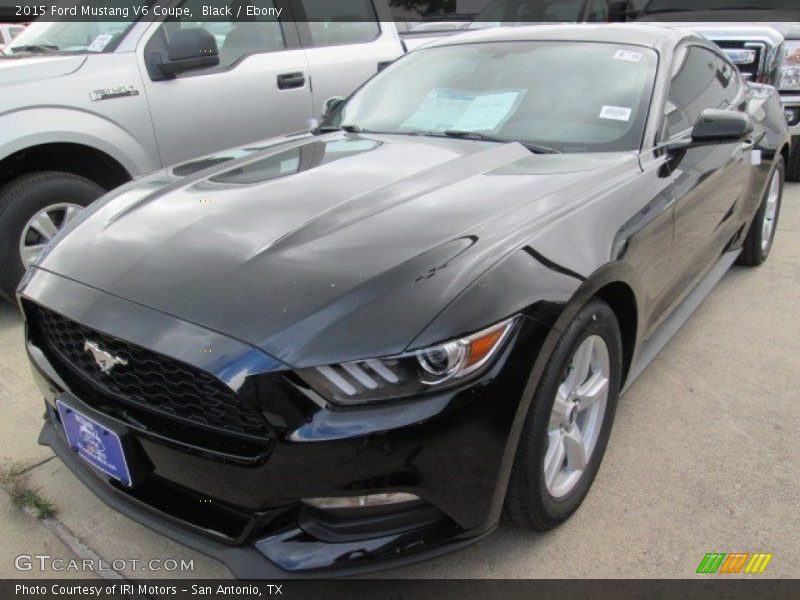 Black / Ebony 2015 Ford Mustang V6 Coupe