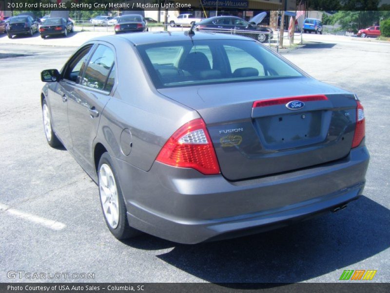 Sterling Grey Metallic / Medium Light Stone 2010 Ford Fusion SE