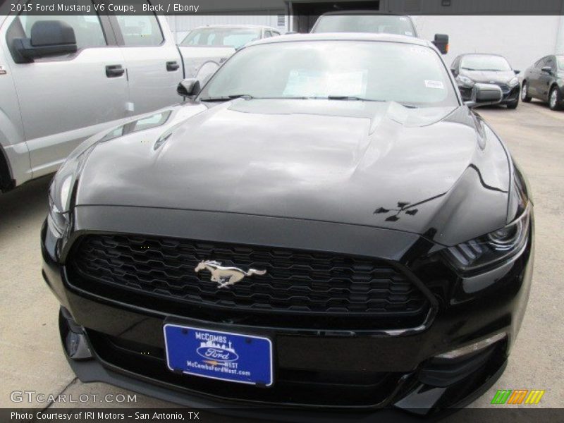 Black / Ebony 2015 Ford Mustang V6 Coupe