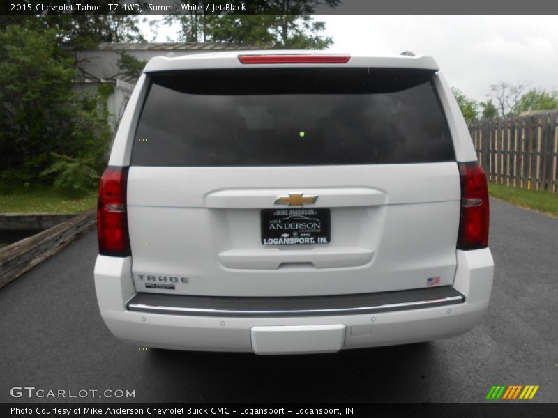 Summit White / Jet Black 2015 Chevrolet Tahoe LTZ 4WD