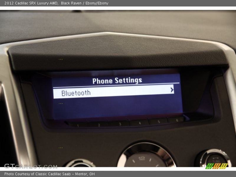 Black Raven / Ebony/Ebony 2012 Cadillac SRX Luxury AWD