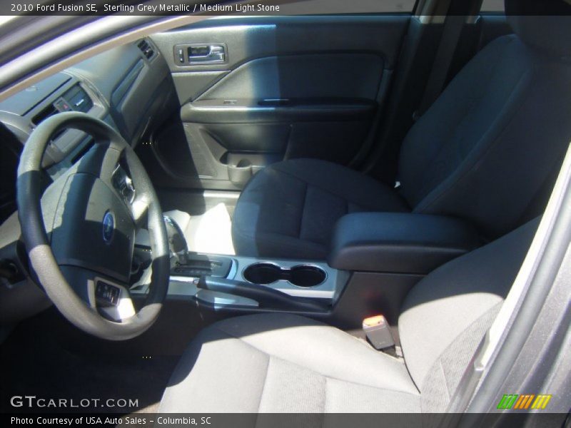 Sterling Grey Metallic / Medium Light Stone 2010 Ford Fusion SE