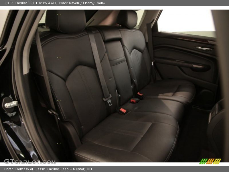 Black Raven / Ebony/Ebony 2012 Cadillac SRX Luxury AWD