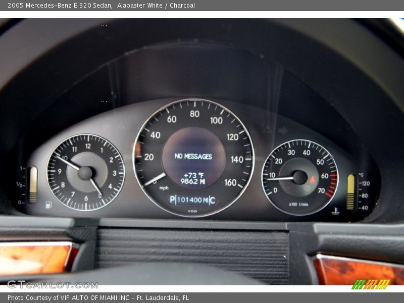 Alabaster White / Charcoal 2005 Mercedes-Benz E 320 Sedan