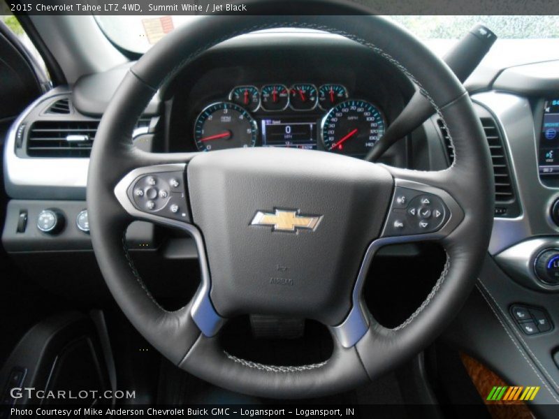 Summit White / Jet Black 2015 Chevrolet Tahoe LTZ 4WD