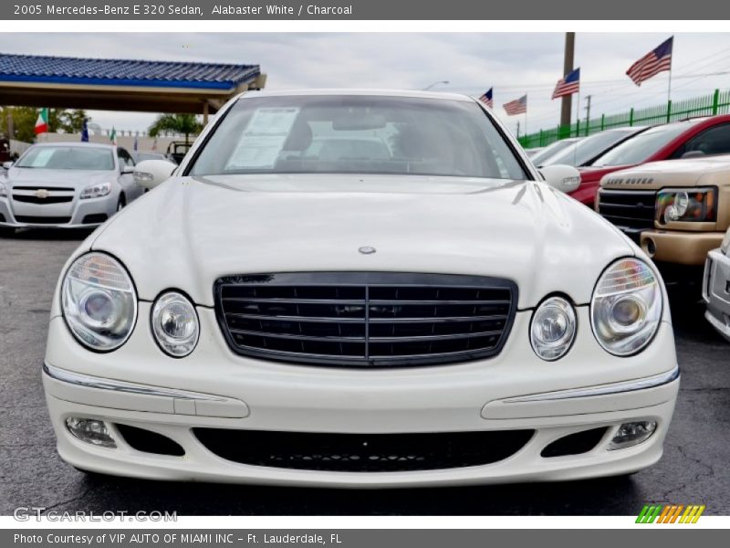 Alabaster White / Charcoal 2005 Mercedes-Benz E 320 Sedan