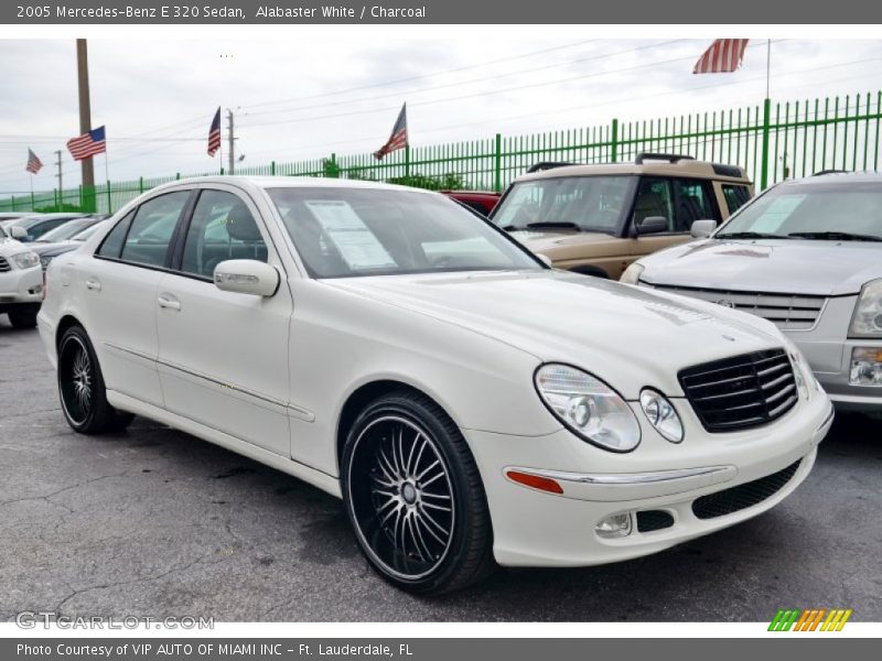 Alabaster White / Charcoal 2005 Mercedes-Benz E 320 Sedan