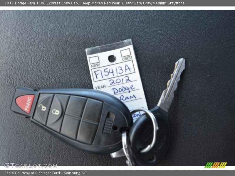 Deep Molten Red Pearl / Dark Slate Gray/Medium Graystone 2012 Dodge Ram 1500 Express Crew Cab