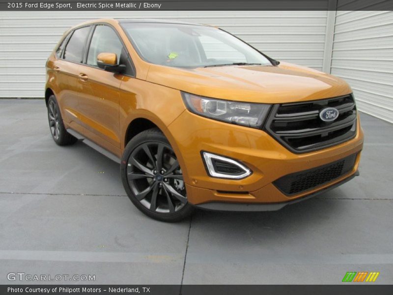 Electric Spice Metallic / Ebony 2015 Ford Edge Sport