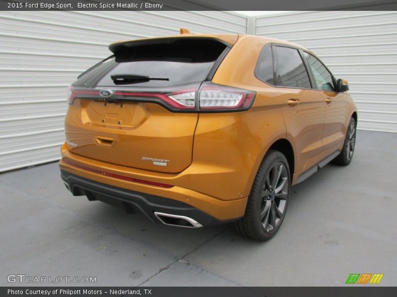 Electric Spice Metallic / Ebony 2015 Ford Edge Sport