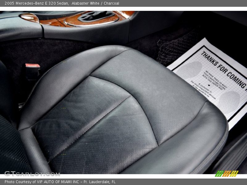 Alabaster White / Charcoal 2005 Mercedes-Benz E 320 Sedan