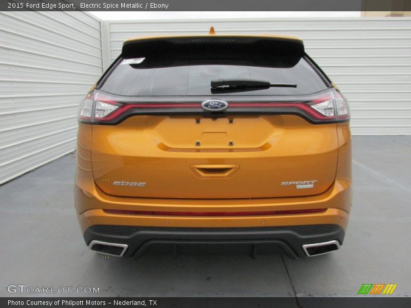 Electric Spice Metallic / Ebony 2015 Ford Edge Sport