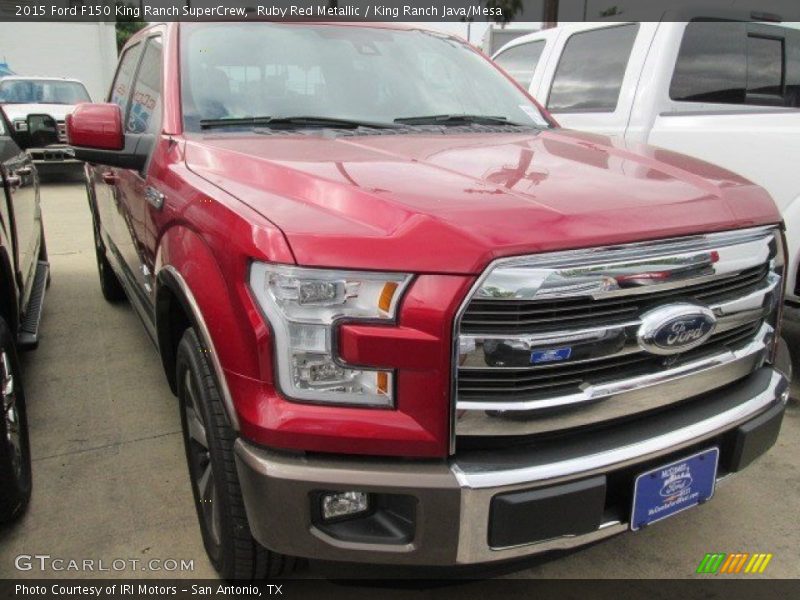 Ruby Red Metallic / King Ranch Java/Mesa 2015 Ford F150 King Ranch SuperCrew