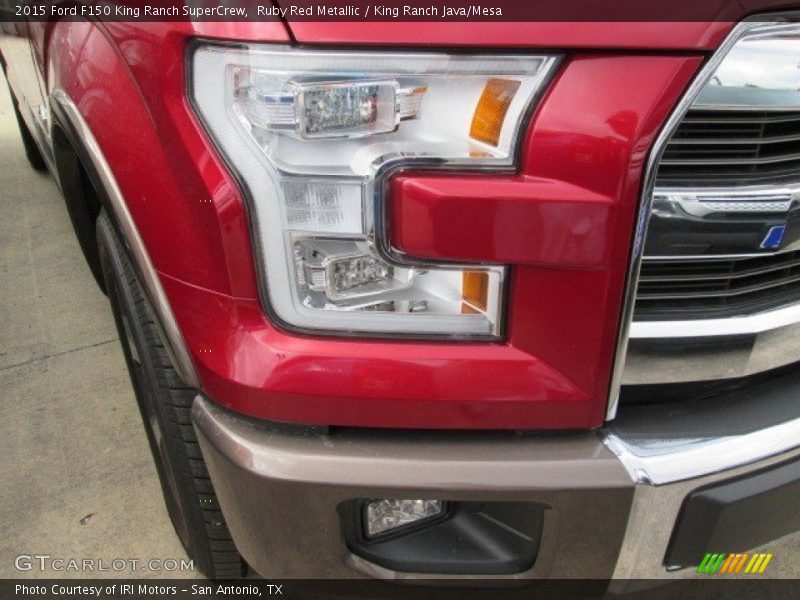Ruby Red Metallic / King Ranch Java/Mesa 2015 Ford F150 King Ranch SuperCrew
