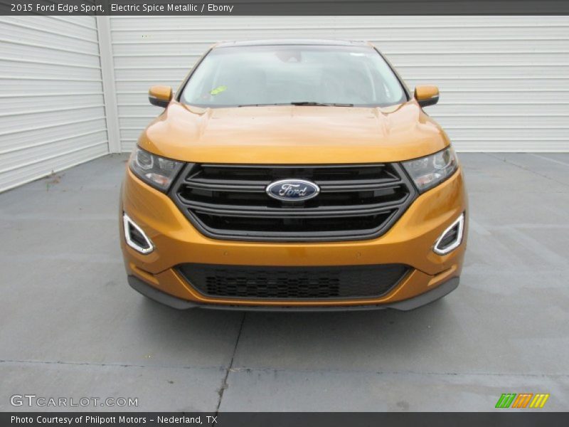 Electric Spice Metallic / Ebony 2015 Ford Edge Sport