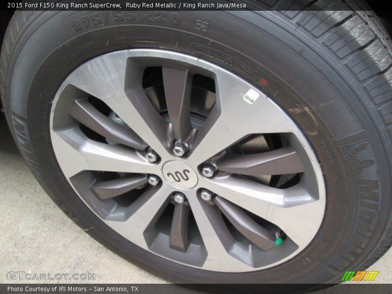 Ruby Red Metallic / King Ranch Java/Mesa 2015 Ford F150 King Ranch SuperCrew