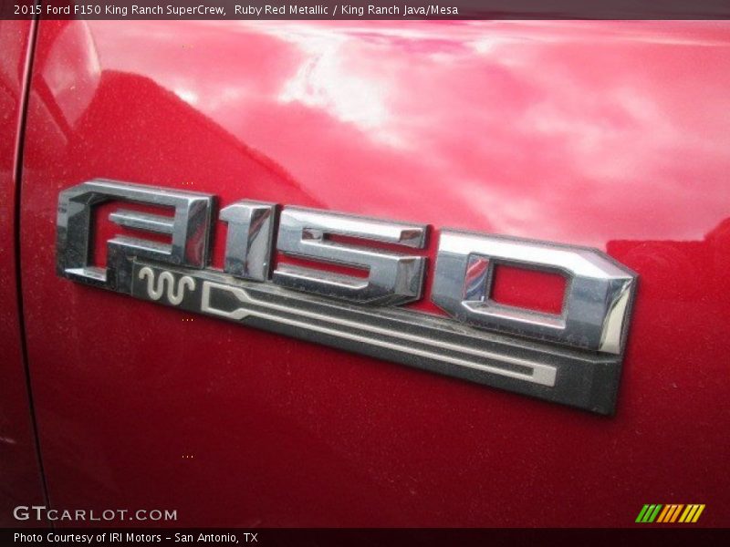 Ruby Red Metallic / King Ranch Java/Mesa 2015 Ford F150 King Ranch SuperCrew