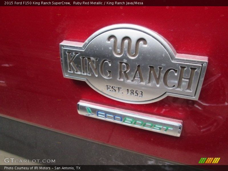 Ruby Red Metallic / King Ranch Java/Mesa 2015 Ford F150 King Ranch SuperCrew