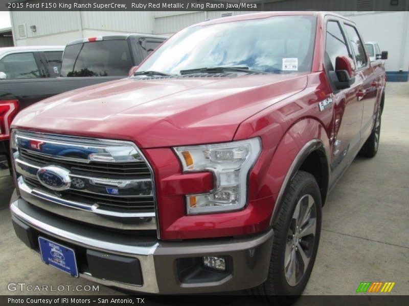 Ruby Red Metallic / King Ranch Java/Mesa 2015 Ford F150 King Ranch SuperCrew