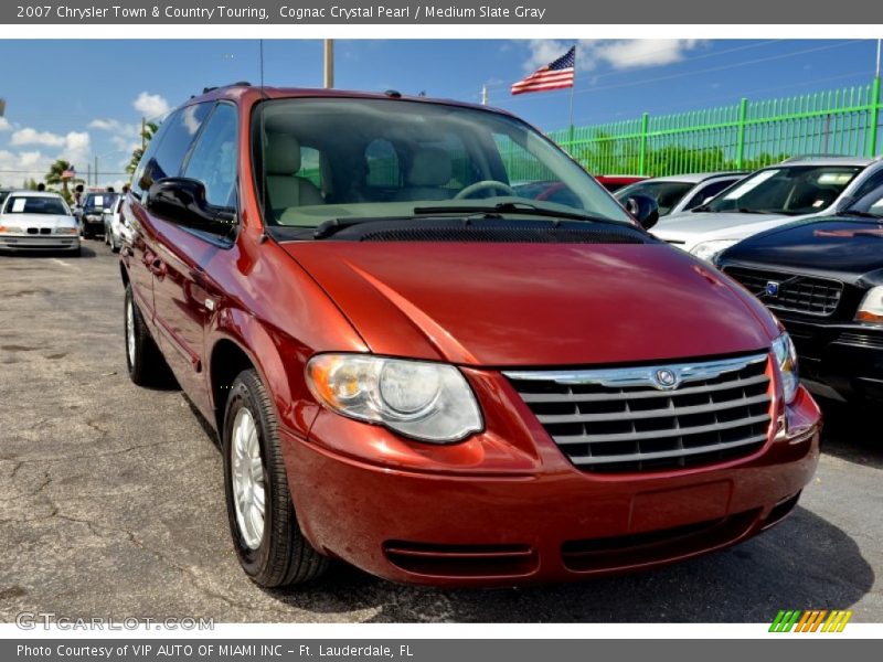 Cognac Crystal Pearl / Medium Slate Gray 2007 Chrysler Town & Country Touring