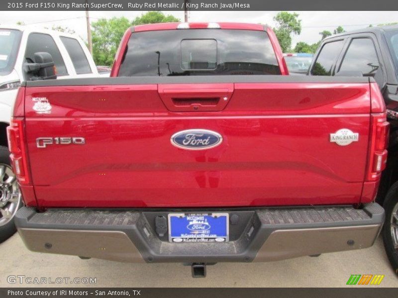 Ruby Red Metallic / King Ranch Java/Mesa 2015 Ford F150 King Ranch SuperCrew