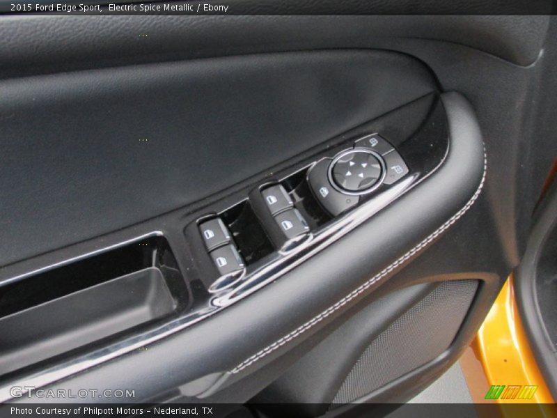 Electric Spice Metallic / Ebony 2015 Ford Edge Sport