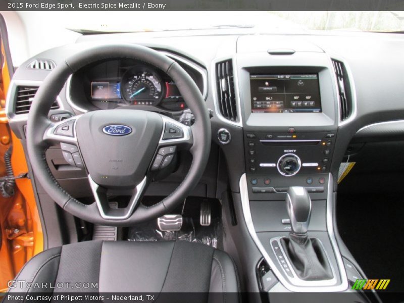 Electric Spice Metallic / Ebony 2015 Ford Edge Sport