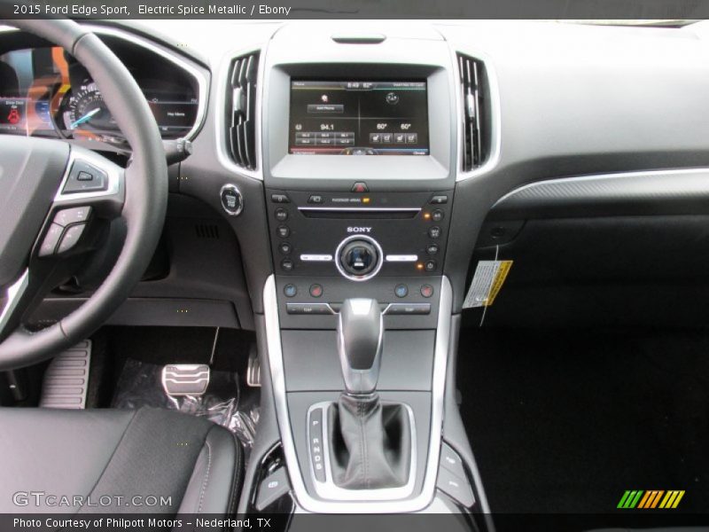 Electric Spice Metallic / Ebony 2015 Ford Edge Sport