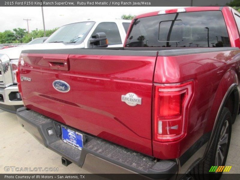 Ruby Red Metallic / King Ranch Java/Mesa 2015 Ford F150 King Ranch SuperCrew
