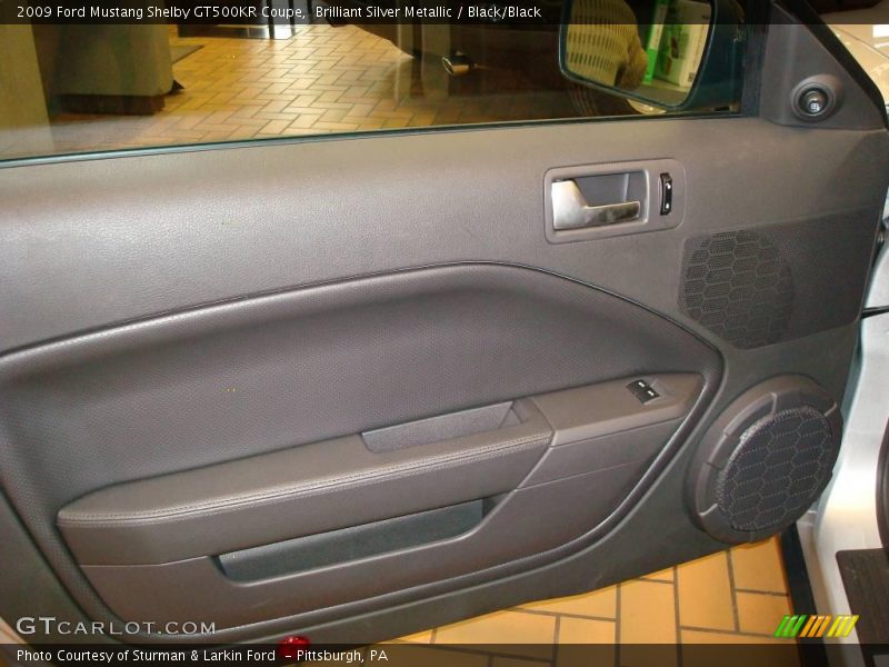 Brilliant Silver Metallic / Black/Black 2009 Ford Mustang Shelby GT500KR Coupe