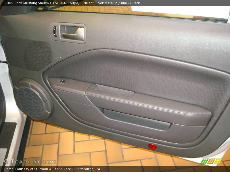 Brilliant Silver Metallic / Black/Black 2009 Ford Mustang Shelby GT500KR Coupe